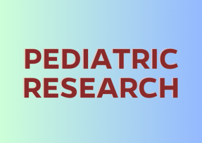 Pediatric Research Pediatric Research